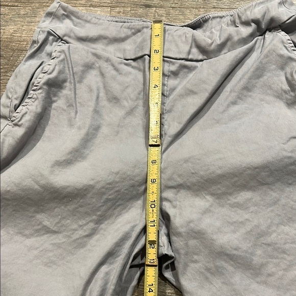 Cut Loose Elegant Gray Wide-Leg Pants - Picture 6 of 10